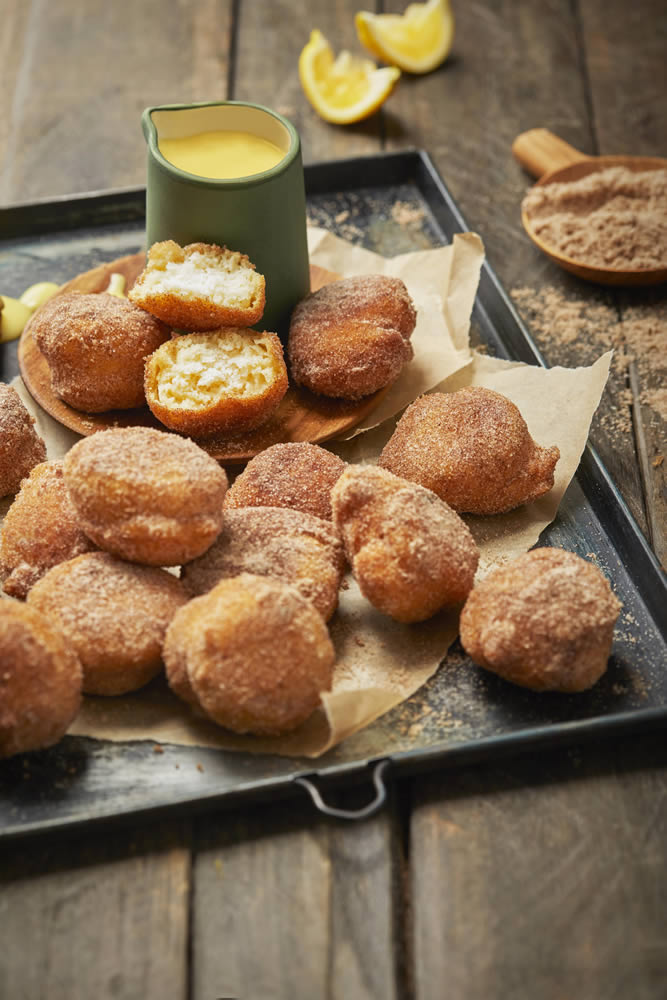 MAIZE MEAL DOUGHNUTS CINNAMON SUGAR Recipe Image