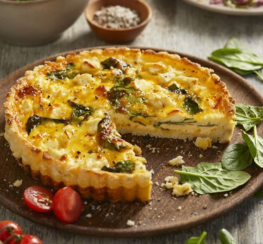 WS Spinach Feta Maize Meal Tart 2