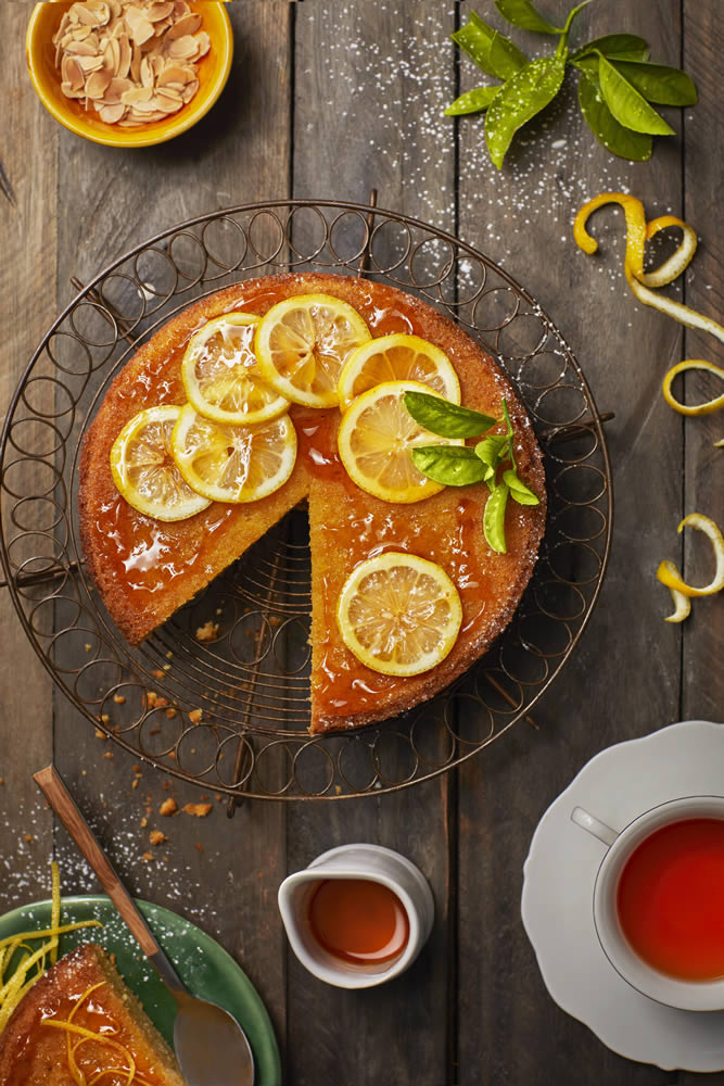 LEMON & ALMOND MAIZE MEAL CAKE Recipe Image